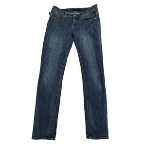 Rock & Republic Skinny Jeans Womens 8 Blue Denim 30"
